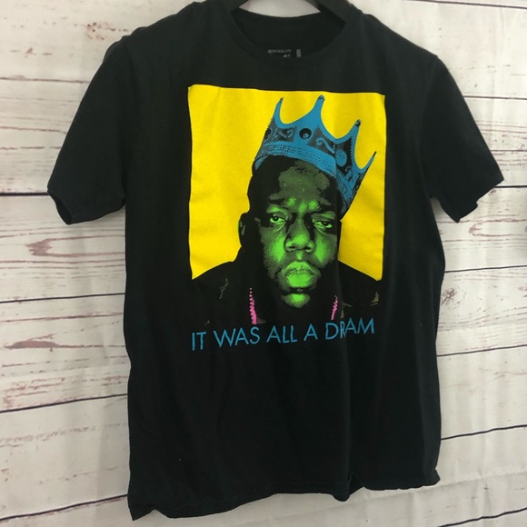 Notorious BIG neon graphic t-shirt - Picture 2 of 6
